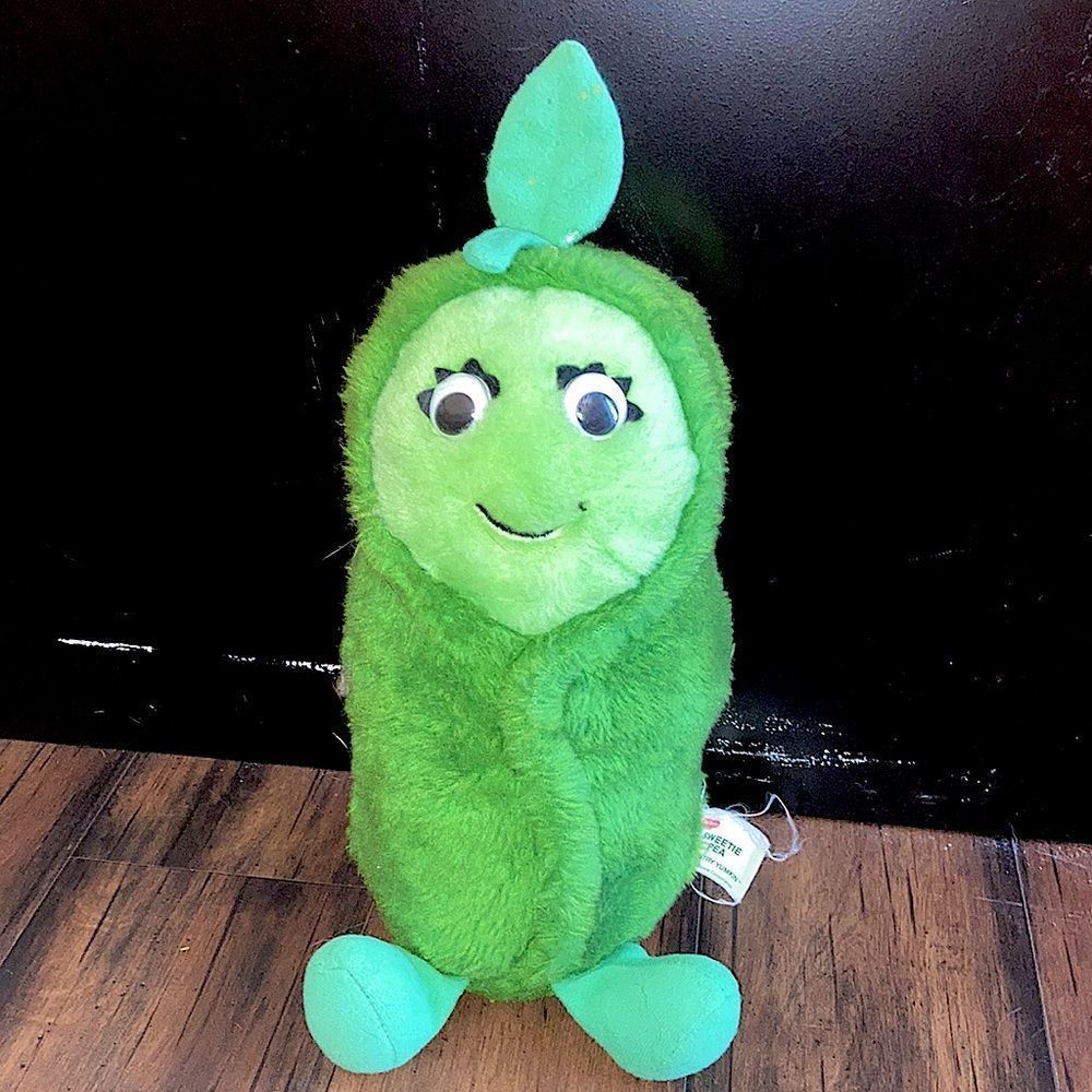 Vintage Del Monte Country Yumkin Sweetie Pea Plush Stuffed Animal Collectible